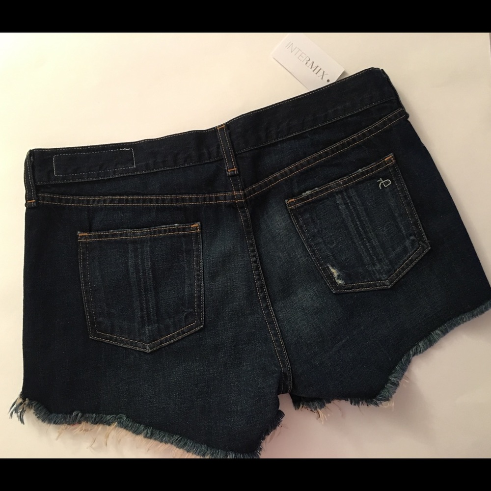 NWT Rag & Bone Dark Cutoff Shorts, Doris, sz 27. - Picture 6 of 7